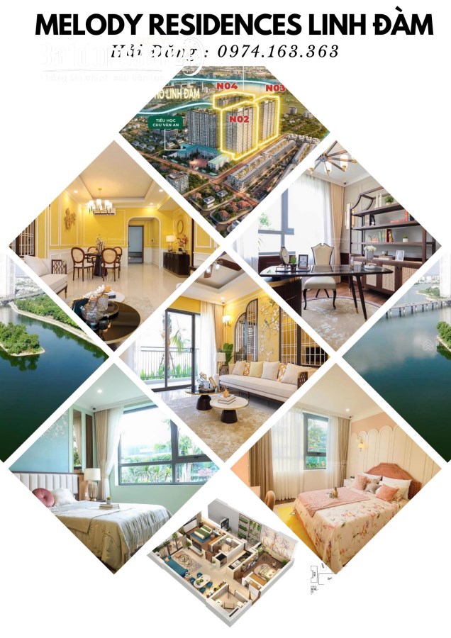 Bán căn hộ Melody Residences Linh Đàm, Quận Hoàng Mai