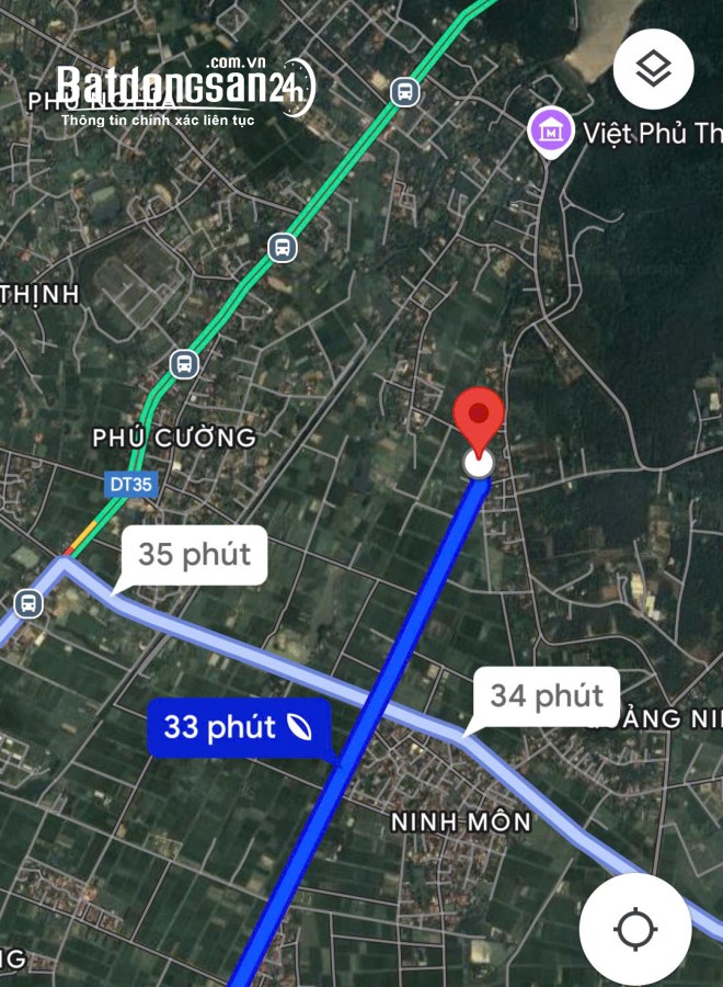 Bán đất Đường 35, Xã Hiền Ninh, Huyện Sóc Sơn