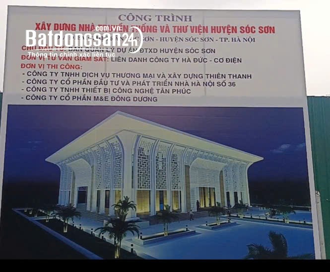 BÁN NHANH 80m2 ĐẤT TRUNG TÂM THỊ TRẤN SÓC SƠN LIÊN HỆ 0987785686