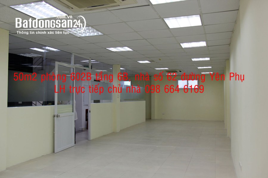 45m2 vP cho thuê tại số 62 đường đôi Yên PHụ. Giá 10 triệu/tháng. LH 0986646169