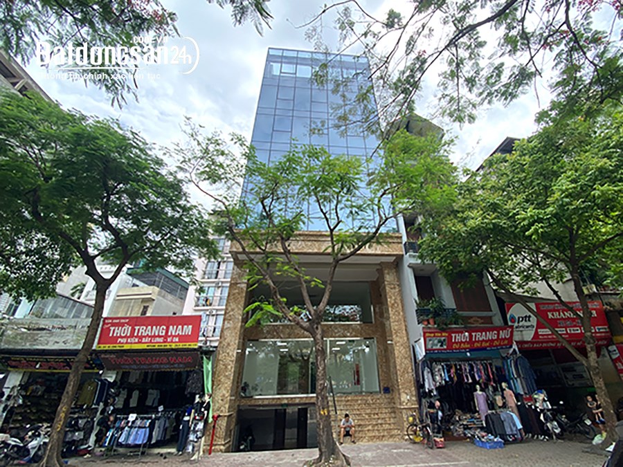 Cho Thuê Tòa Văn Phòng 9 Tầng Mặt Phố Vũ Tông Phan, hanh Xuân, DT 145m2.Mt 9m. Giá 140tr/th