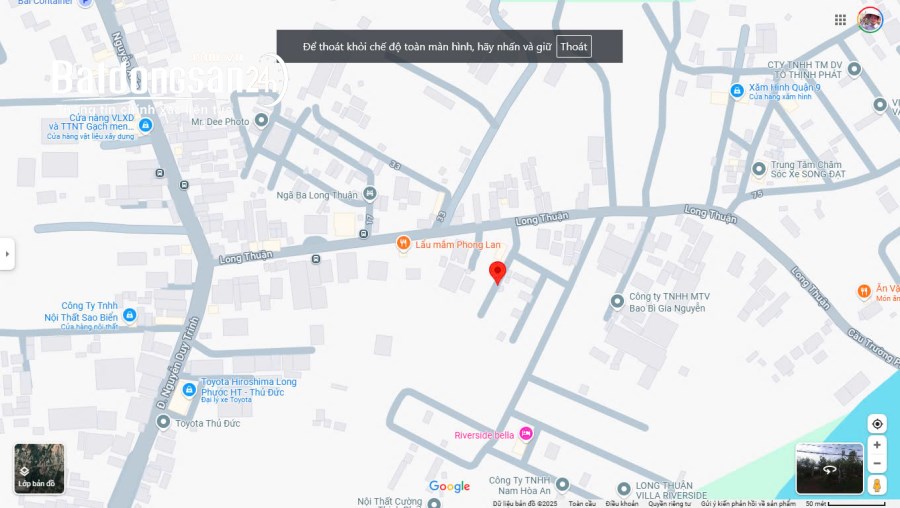 Bán đất nền phân lô KDC Hoàng Kim Small City, Đường Nguyễn Duy Trinh, TP Thủ Đức (Quận 9)