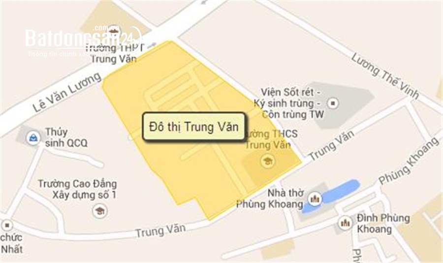 Bán Liền kề-Shophouse Đường Tố Hữu, Phường Trung Văn, Quận Nam Từ Liêm