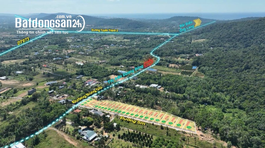 Bán đất mặt tiền Đường Búng Gội, Xã Cửa Dương, TP Phú Quốc, 2,5 tỷ, 500m2 LH 0832865116