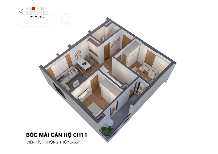 Bán căn hộ Thiên Ân Central, Đường Hùng Vương, TP Bắc Giang