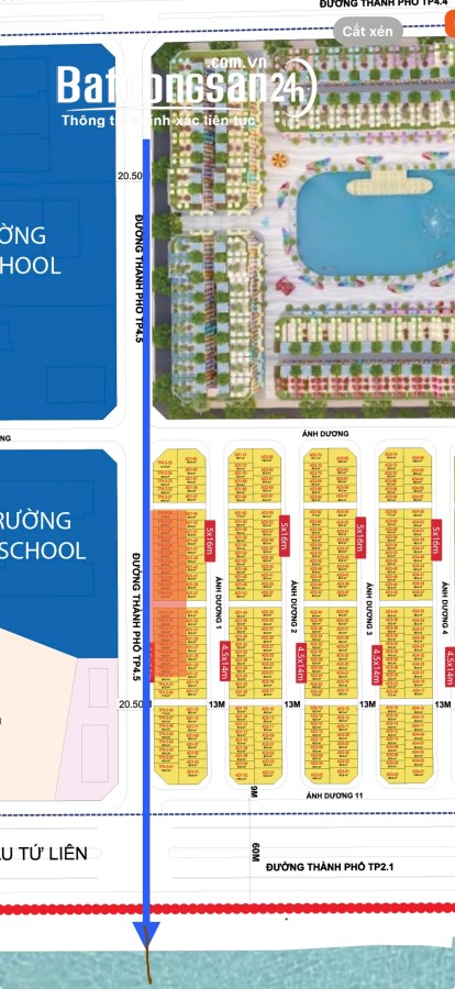 Shophouse Diện tích nhỏ view TH Vinschool , Đường lớn 20,5m , dự án Vinhomes Cổ Loa