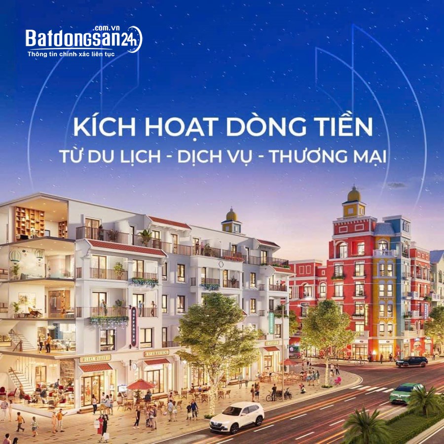 Shophouse Diện tích nhỏ view TH Vinschool , Đường lớn 20,5m , dự án Vinhomes Cổ Loa