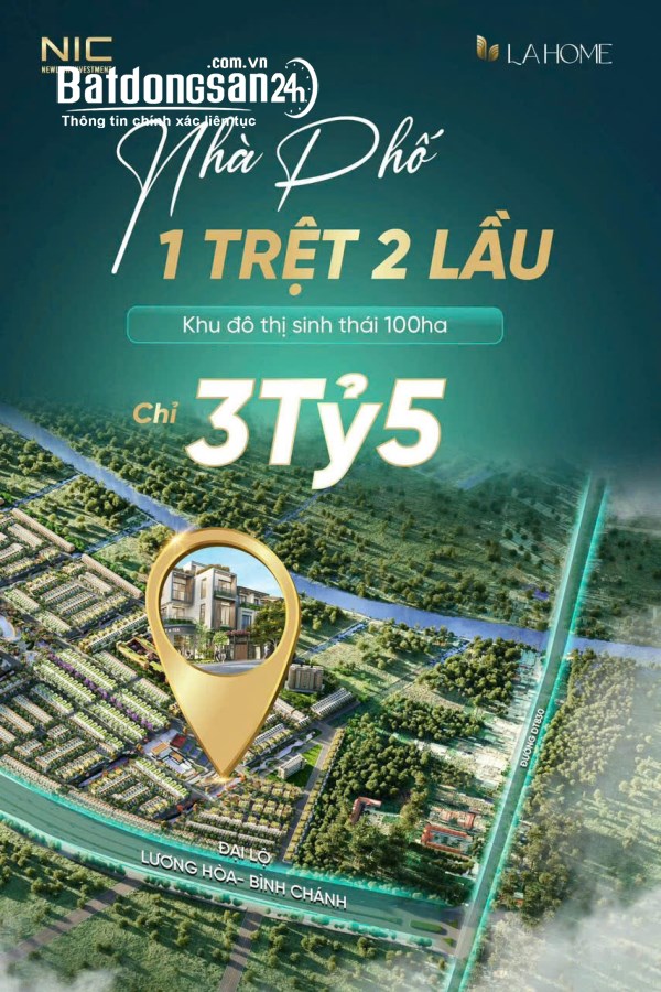 Bán Liền kề-Shophouse LA Home Long An, Đường ĐT 830, Huyện Bến Lức