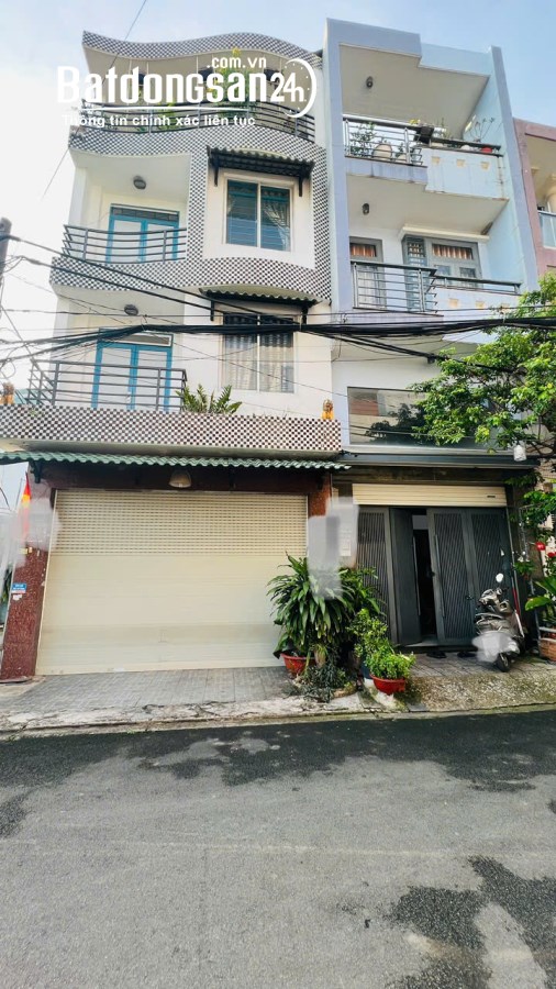 BÁN NHÀ NGUYỄN PHÚC CHU -TÂN BÌNH 85M NGANG 5.2M-4 TẦNG - HẺM 9M - GIÁ 82 TRIỆU/M2