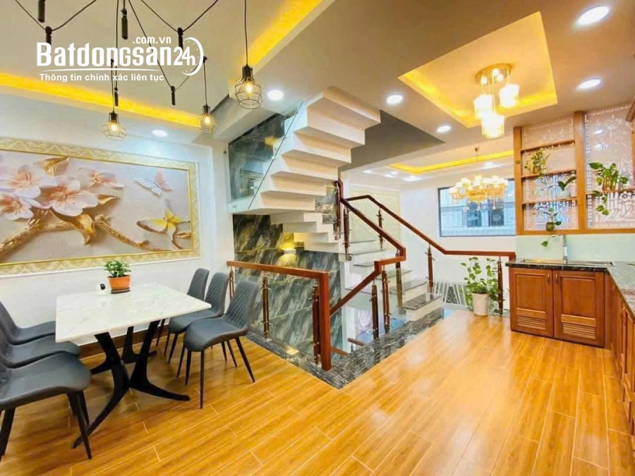 NHÀ NGON MỚI VỀ TẠI VƯỜN LÀI, TÂN PHÚ - 3 TẦNG (4,5x13M) ĐẸP LUNG LINH - HẺM XE HƠI T