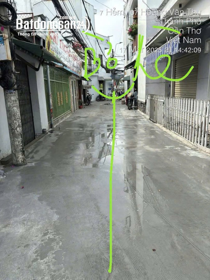 Bán nhà Đường Hoàng Văn Thụ, Phường An Cư, Quận Ninh Kiều