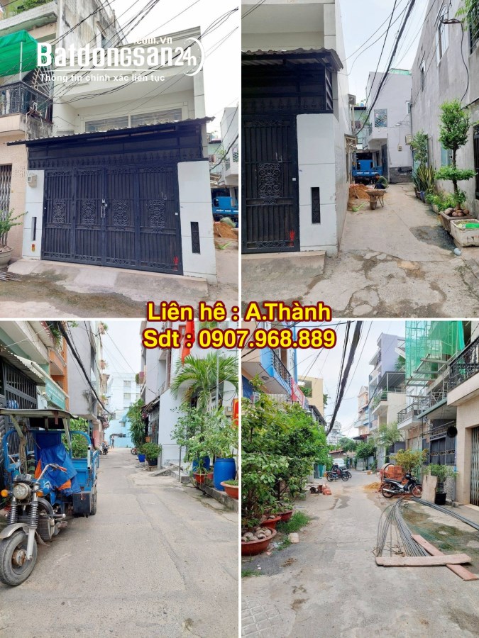 Bán nhà mới 4m3 x 4m5 x 15m5, 1 lầu, Đường Hậu Giang, Phường 11 ,Quận 6 