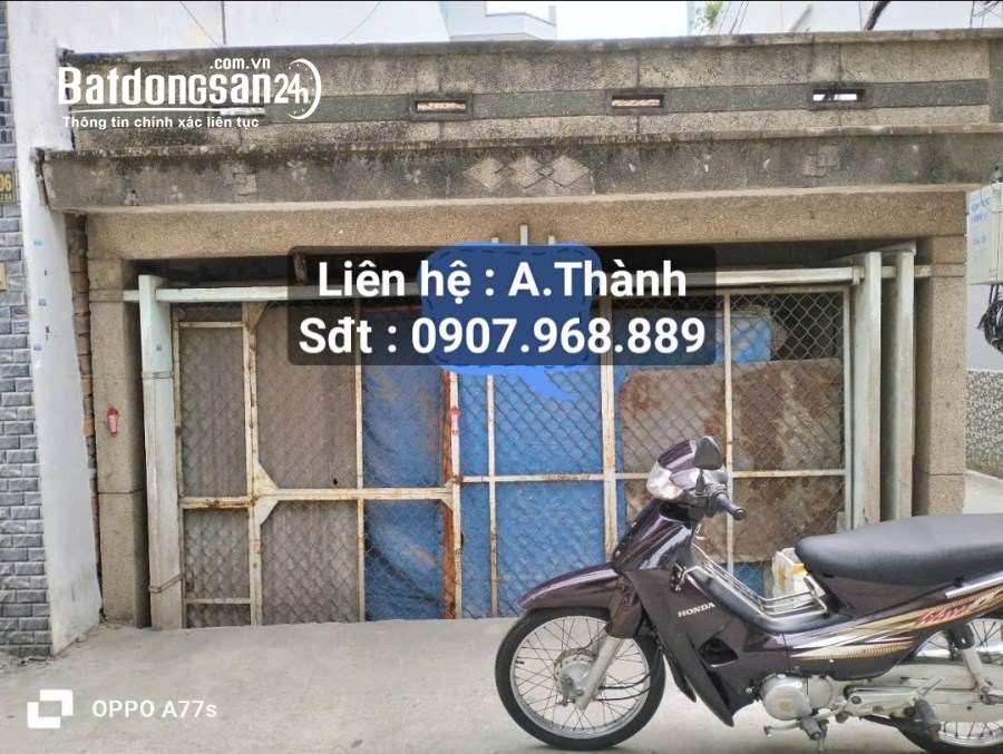 Bán nhà cấp 4 , 4m3 x 15m ,Đường Hậu Giang , Phường 12 ,Quận 6 