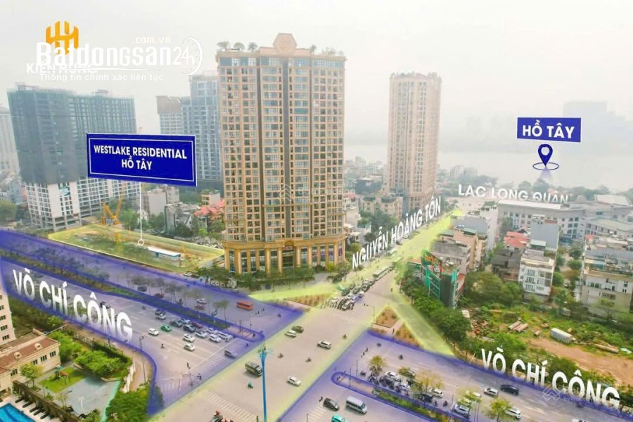 Bán căn hộ Khu Vườn Đào, Đường Võ Chí Công, Quận Tây Hồ view Hồ Tây