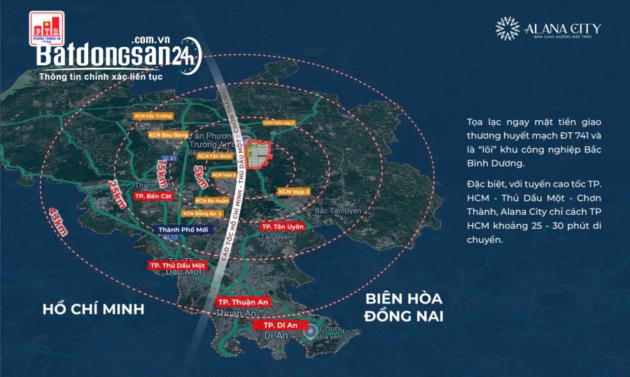 Bán đất nền phân lô Đường ĐT 741, Xã Phước Hòa, Huyện Phú Giáo