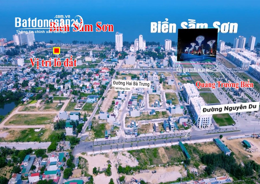 Bán đất Đường Thanh Niên, Xã Quảng Cư, TP Sầm Sơn
