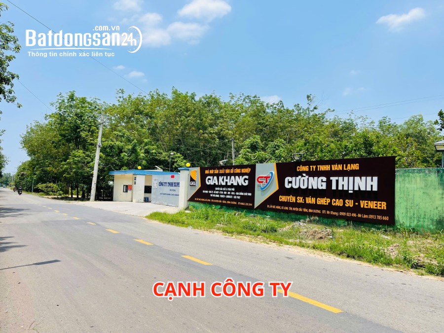 Đất mặt tiền đường nhựa ngay Xã Long Tân Dầu Tiếng Bình Dương.
