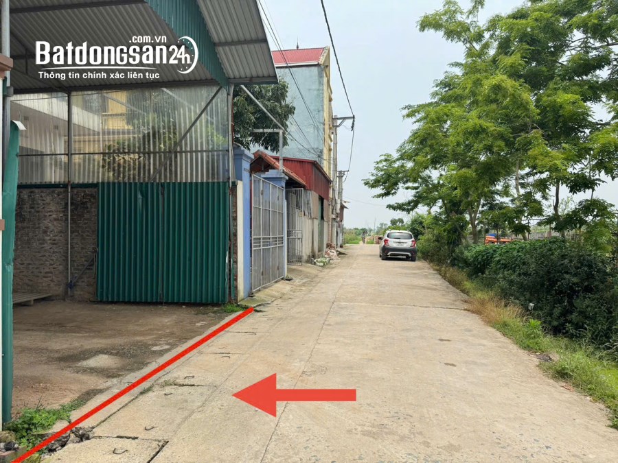 Bán đất thôn Ấp 1, Tiền Phong, Mê Linh, HN. Bìa làng, đường thông, oto tránh,