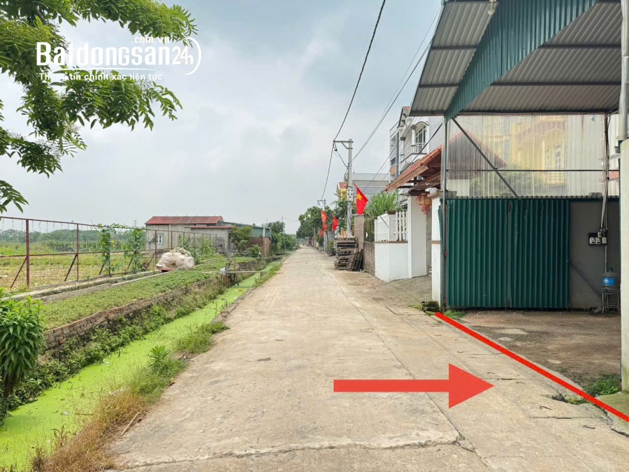 Bán đất thôn Ấp 1, Tiền Phong, Mê Linh, HN. Bìa làng, đường thông, oto tránh,