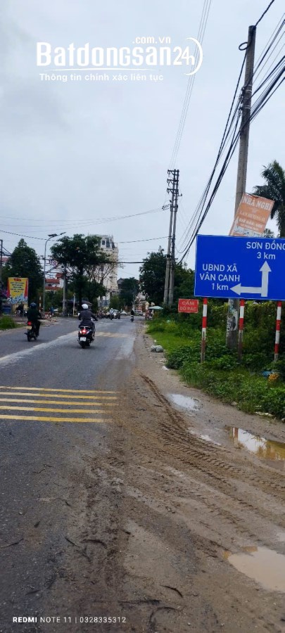 KIM CHUNG, DI TRẠCH, HOÀI ĐỨC, MẶT TỈNH LỘ 422, 2 THOÁNG - SỔ PHÂN LÔ, KINH DOANH