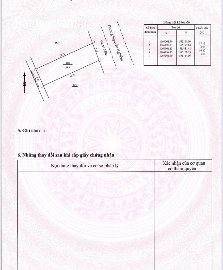 Bán đất nền phân lô Đường Nguyễn Nghiễm, Hòa Hải, Ngũ Hành Sơn, 84.8m2. giá 3.75 tỷ