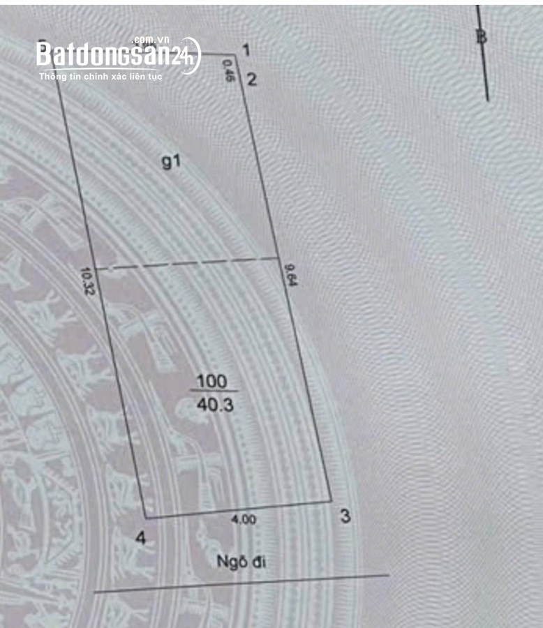 Bán đất An Dương Vương, 7,5 tỷ, 40m2, pháp lý đầy đủ, mặt tiền 4m, ngõ 3m