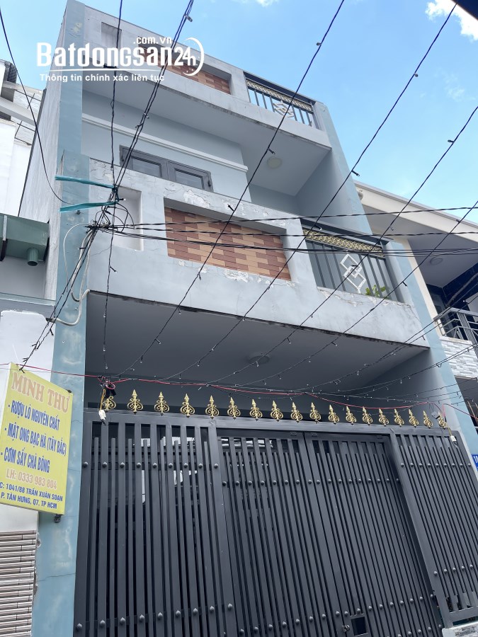 Bán nhà 2 tầng,phường Tân Hưng, quận 7,Nhỉnh 4 tỷ