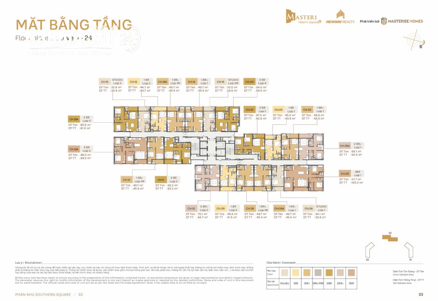 Căn độc quyền giá cực tốt tại dự án Masteri Trinity Square thuộc Ocean Park 2, Văn Giang