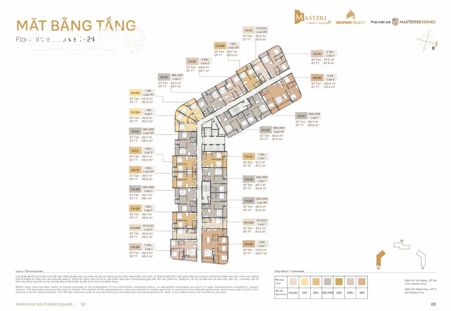 Căn độc quyền giá cực tốt tại dự án Masteri Trinity Square thuộc Ocean Park 2, Văn Giang