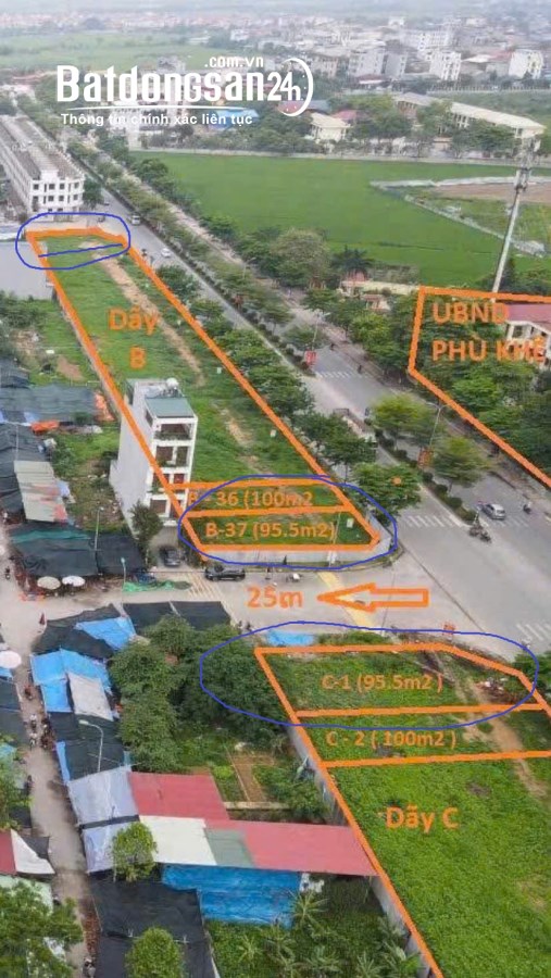 Bán đất nền phân lô Đường Nguyễn Văn Cừ, Phường Phù Khê, TP Từ Sơn