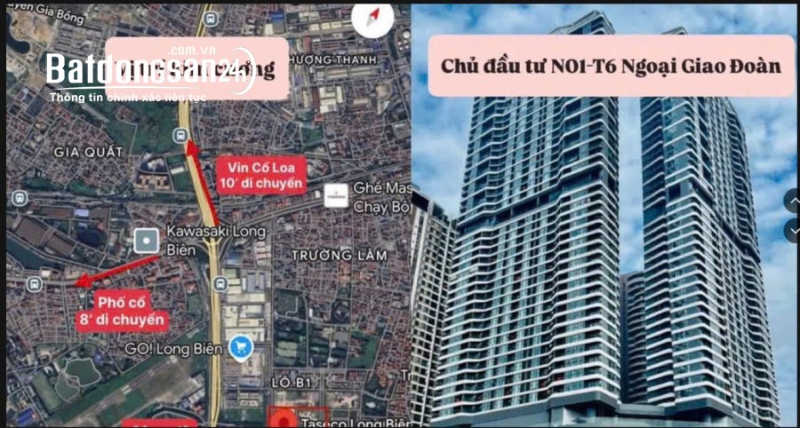 Bán căn hộ Long Biên Central, Đường Phúc Đồng, Quận Long Biên