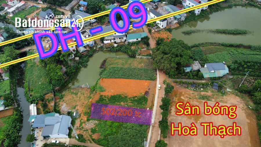 Bán đất mặt tiền Đường DH09, Xã Hòa Thạch, Huyện Quốc Oai