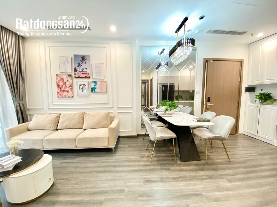 Bán căn góc 2PN2WC tầng cao tại The Zenpark, Gia Lâm full đồ đẹp chỉ 4,47 tỷ 