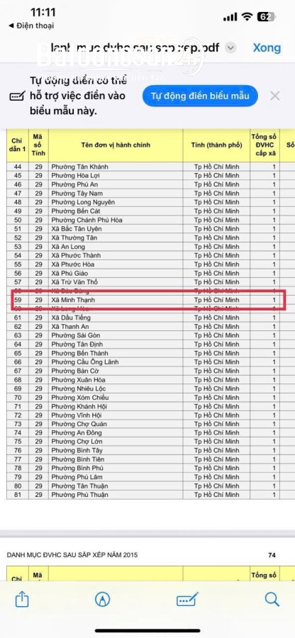 Bán đất Đường 1D, Xã Tân Định, Tp Bến Cát