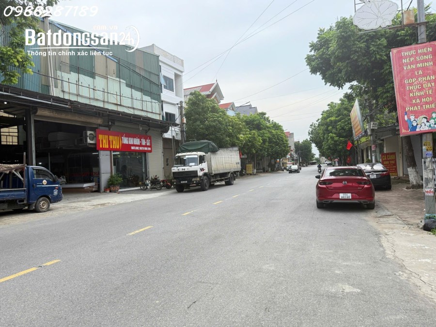 BÁN NHANH LÔ GÓC 3 MẶT TIỀN – TRUNG TÂM THỊ TRẤN THỨA, LƯƠNG TÀI, BẮC