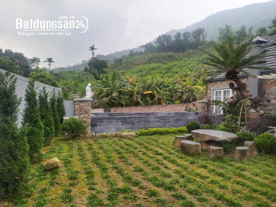 Bán biệt thự nhà vườn nghỉ dưỡng tại Phú Mãn, Hà nội, view suối đẹp - 516m2