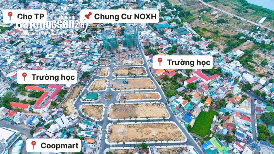 SIÊU PHẨM ĐẤT NỀN SỔ ĐỎ TRUNG TÂM Phủ hà, Phan Rang-Tháp Chàm, 36 TRIỆU/M2
