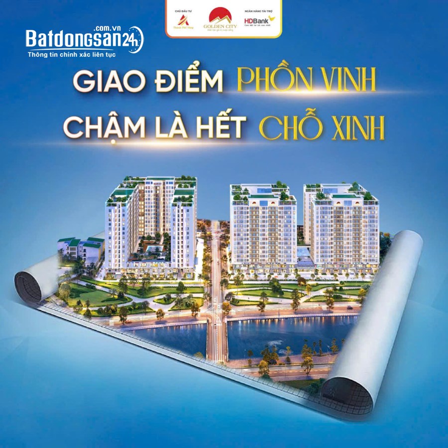 Bán căn hộ Golden City, Đường Hồ Văn Lâm, Tp Tây Ninh
