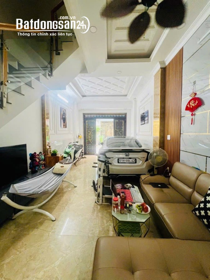 BÁN NHÀ GÒ VẤP – 64M² – 4 TẦNG – H XE HƠI – GẦN EMART PHAN HUY ÍCH – CHỈ 6.9 TỶ