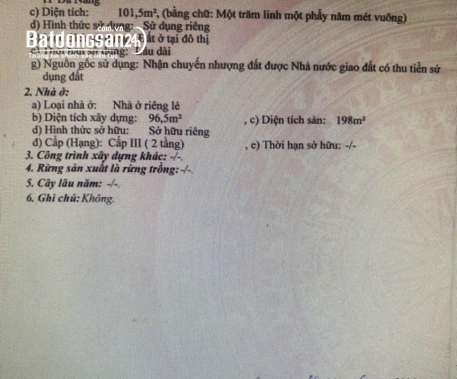 Bán nhà Trần Phước Thành (Q Cẩm Lệ cũ), Phường Cẩm Lệ, Đà Nẵng