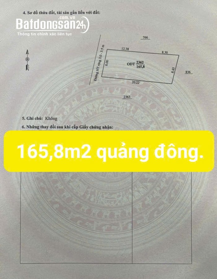 Bán đất Đường Đông Đức, Phường Quảng Phú (TP Thanh Hoá cũ), Tỉnh Thanh Hóa