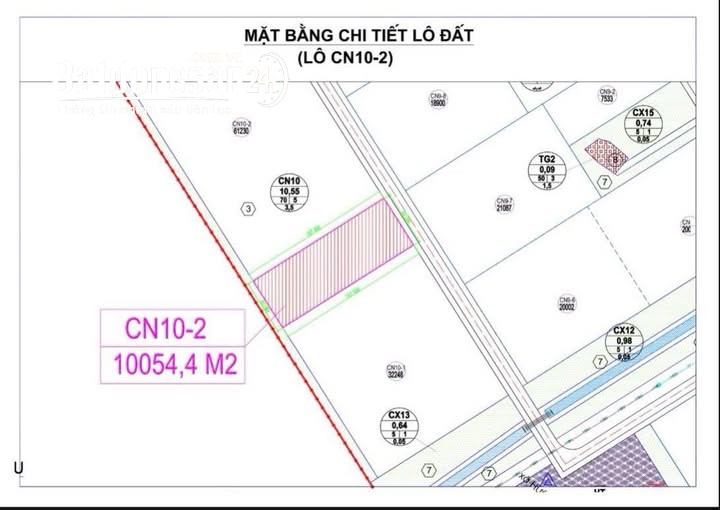 Bán lô đất 10254 m2 trong KCn Tam Dương, (Huyện Tam Dương cũ), Phú Thọ