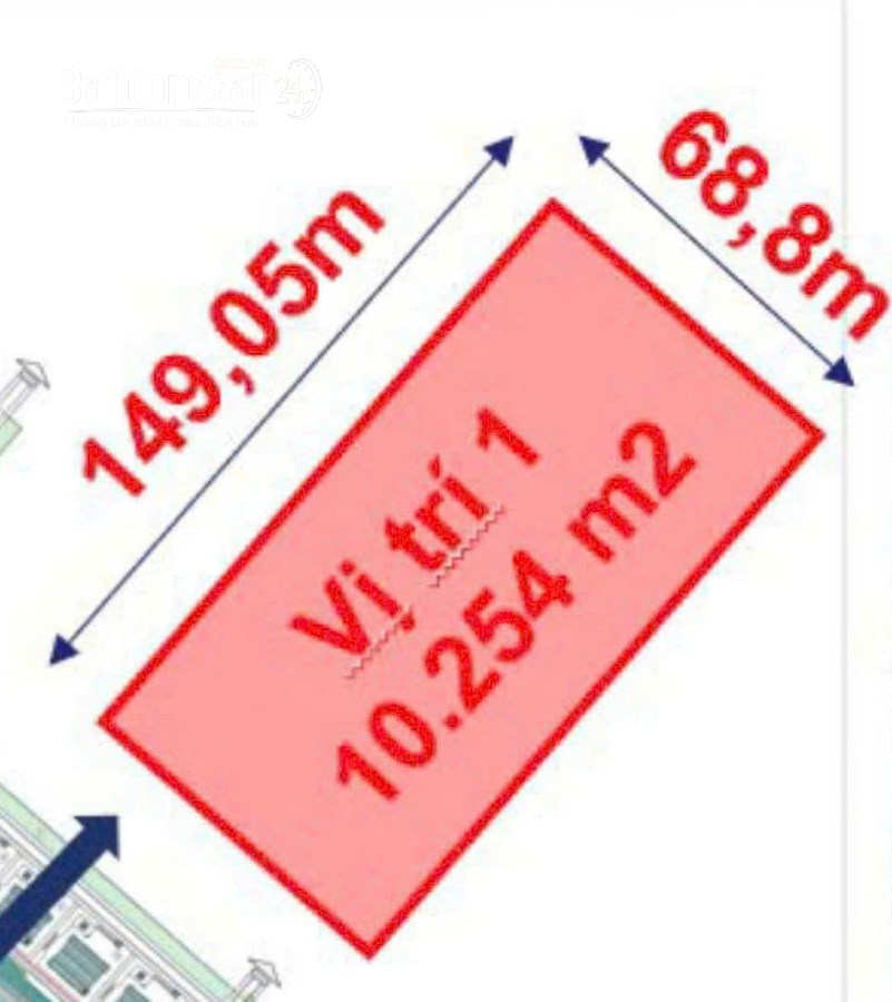 Bán 10054 m2 đất trong Khu công nghiệp Tam Dương, ở Kim Long, tỉnh Phú Thọ