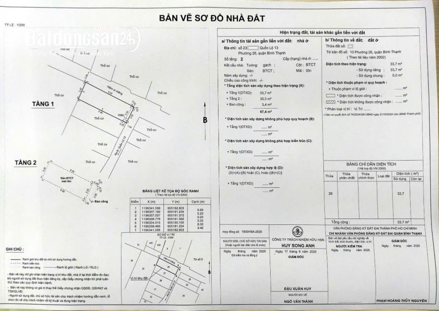 Bán nhà Đường Quốc Lộ 13, Phường Bình Lợi Trung (Q Bình Thạnh cũ), Hồ Chí Minh