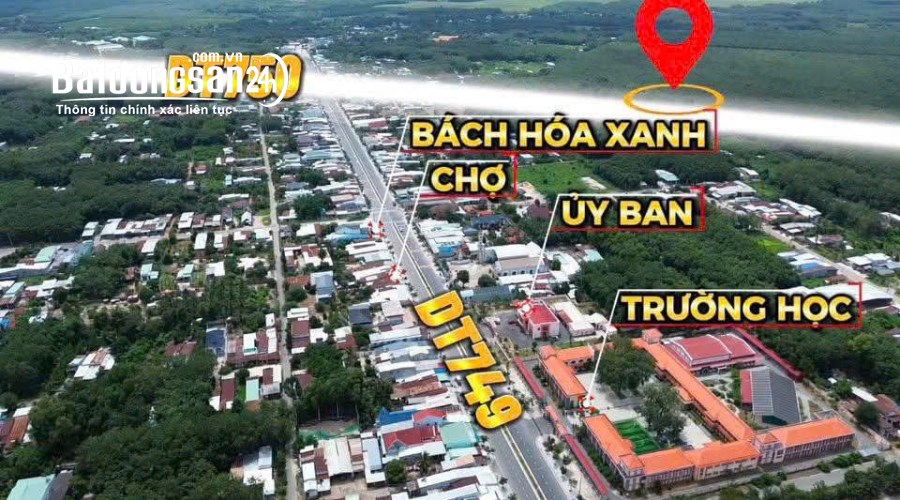 Bán đất Đường ĐT 750, Xã Long Hòa (H Dầu Tiếng cũ), TP Hồ Chí Minh