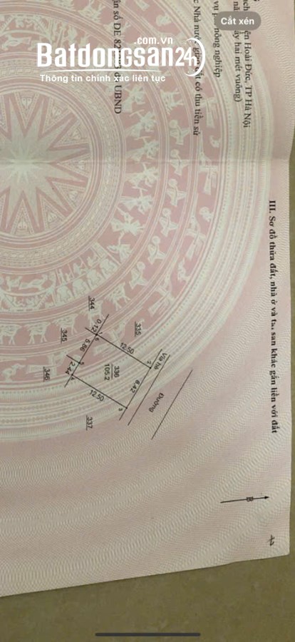 Bán đất Đường Văn Minh, Xã Hoài Đức (H Hoài Đức cũ), Hà Nội