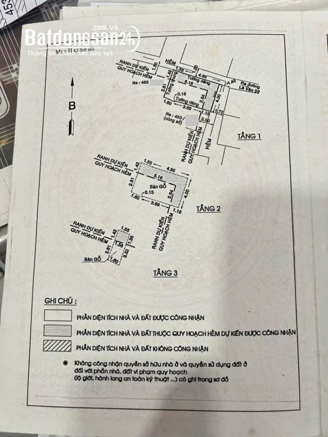 Bán nhà Đường Lê Văn Sỹ, Phường Nhiêu Lộc (Quận 3 cũ), Hồ Chí Minh