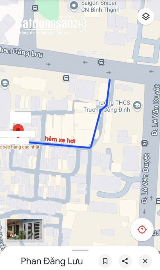 Bán nhà Đường Phan Đăng Lưu, Phường Gia Định (Q Bình Thạnh cũ), Hồ Chí Minh