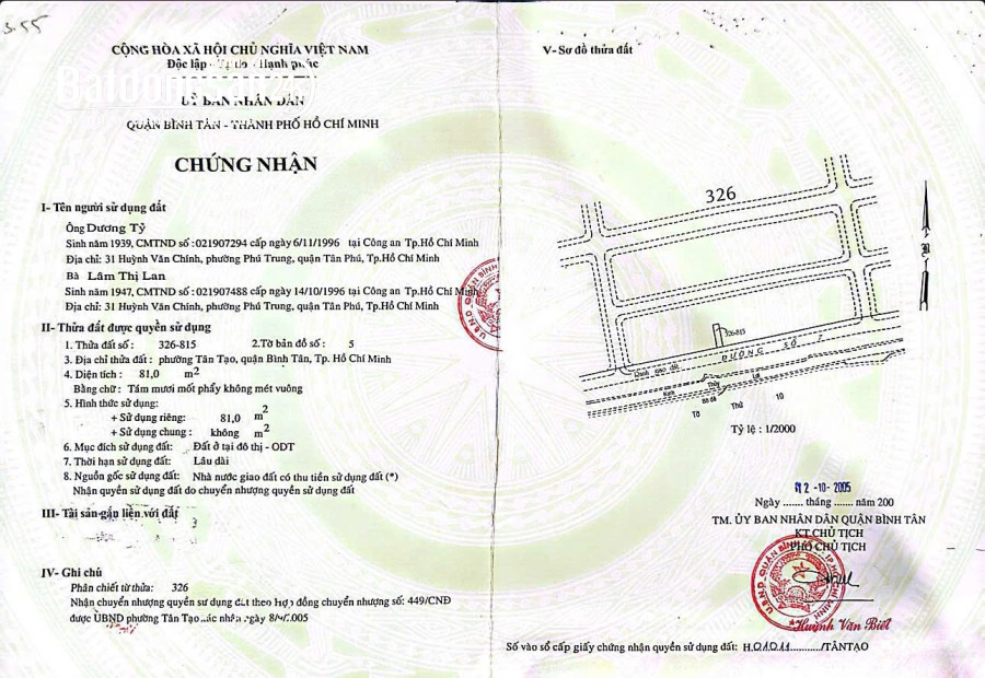 Bán nhà mặt tiền Đường Trần Văn Giàu, Phường Tân Tạo (Q Bình Tân cũ), Hồ Chí Minh