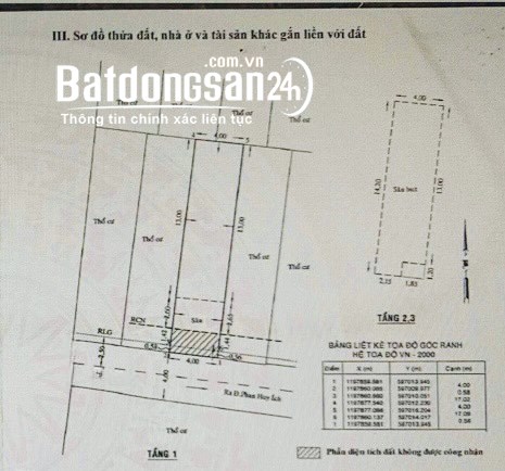 HẺM XE HƠI HUỲNH VĂN NGHỆ, Phường An Hội Tây (Q Gò Vấp cũ) 72M² 3 TẦNG, GIÁ 6,75 TỶ
